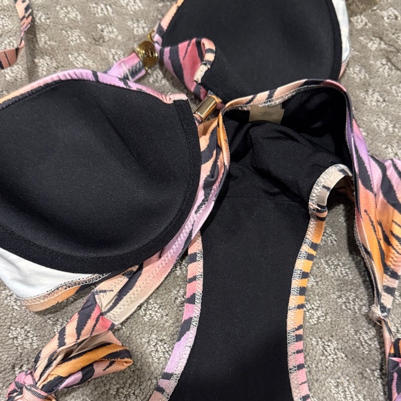 Victoria's Secret Pink and Orange Zebra Bikini - Picture 6 of 6